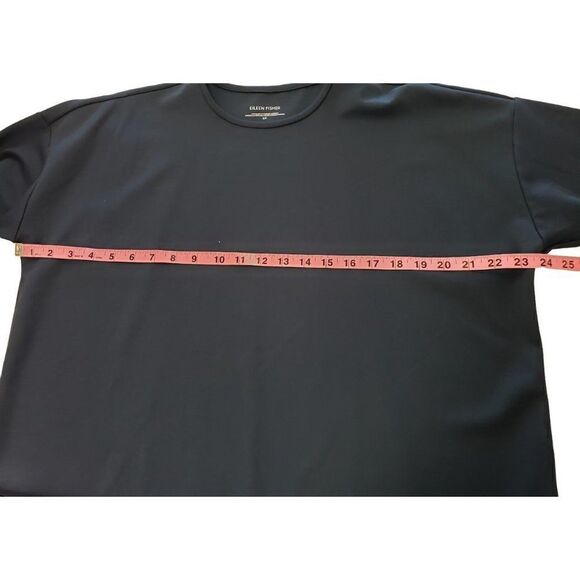 Eileen Fisher Oversized Blouse‎ Top Women's SMALL Blue Crewneck Long-Sleeve NEW - Picture 6 of 13